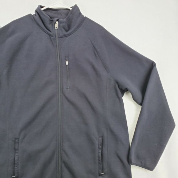 SWISS TECH Jacket Men's Long Sleeve Full Zip High Neck Outdoors Black XL - Picture 6 of 12